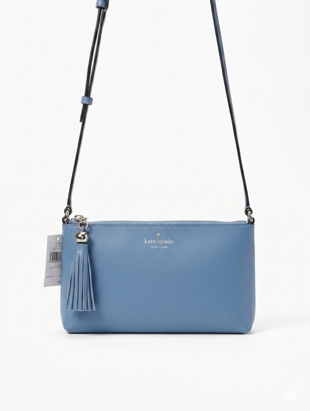 kate spade Ivy Street Amy Crossbody Bag In Smooth Blue Leather~ New With Tags